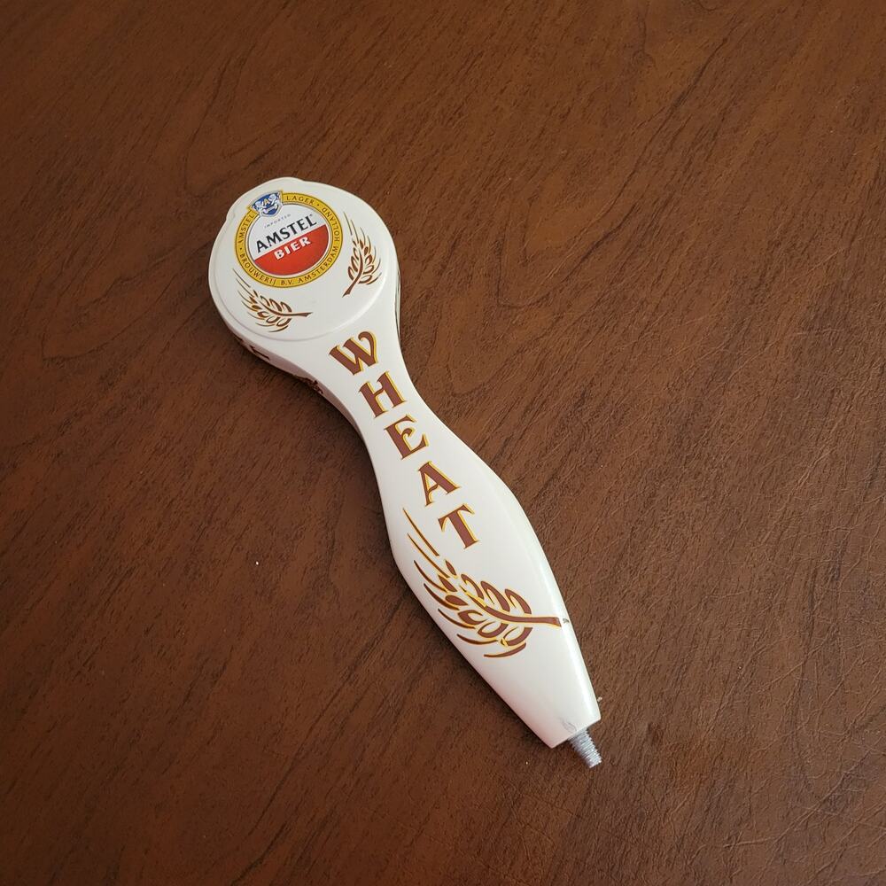 Amstel Bier Wheat Beer Tap Handle Holder Keg 10.5" tall